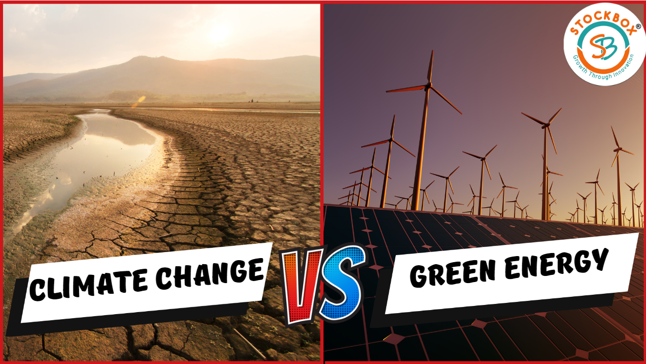 Climate Change vs Green Energy: The Battle for a Sustainable Future.